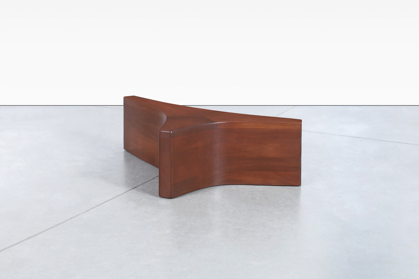 Mid-Century Walnut Biomorphic Coffee Table Attributed to Vladimir Kagan