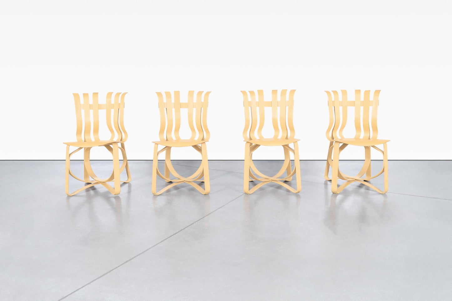 Mid-Century “Hat Trick” Dining Room Set by Frank Gehry for Knoll