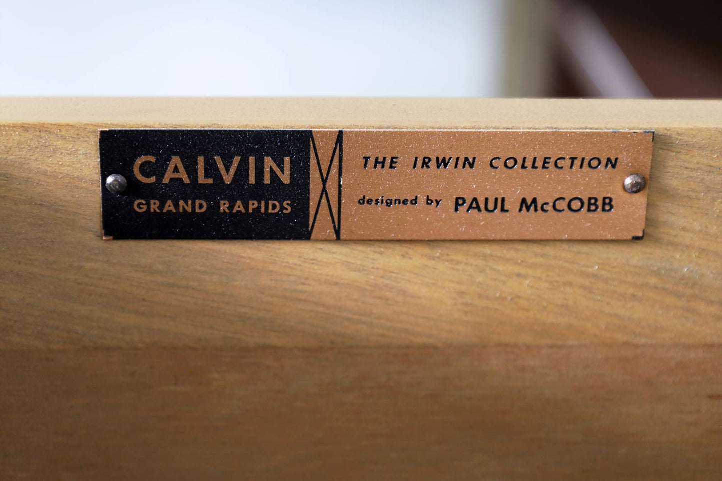 Mid-Century "Irwin Collection" Travertine Credenza by Paul McCobb