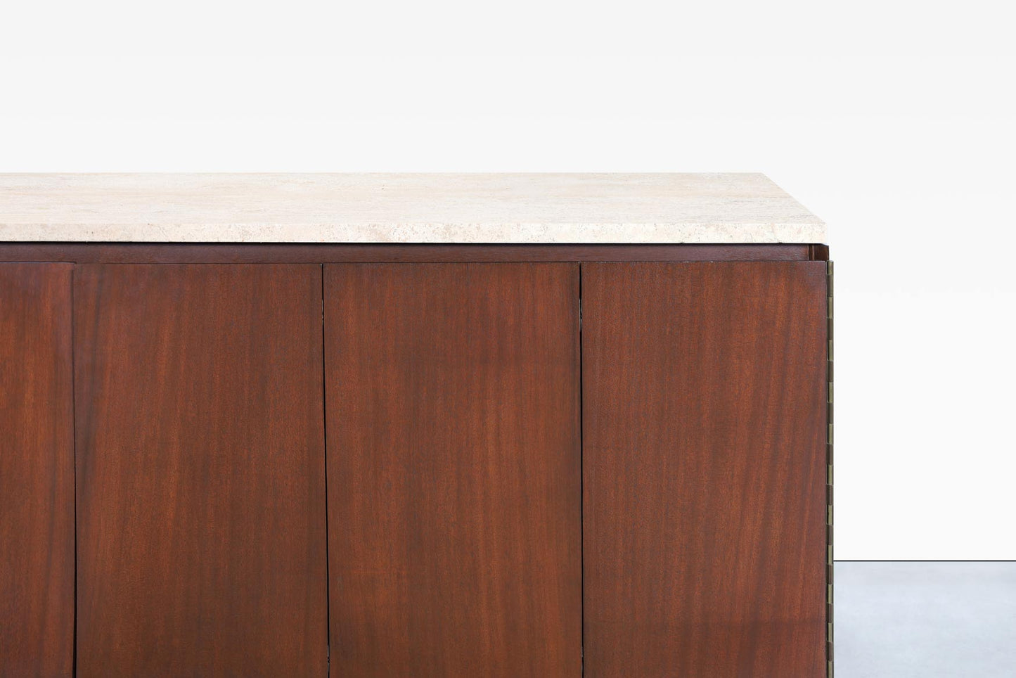 Mid-Century "Irwin Collection" Travertine Credenza by Paul McCobb