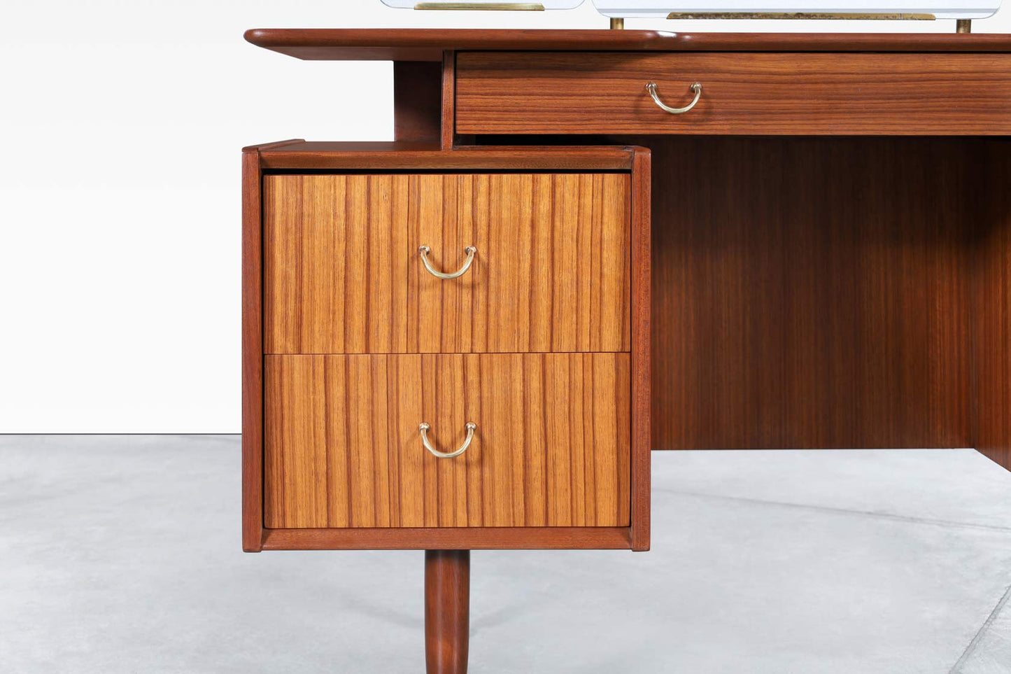 Mid-Century African Mahogany Vanity or Desk by E. Gomme for G-Plan