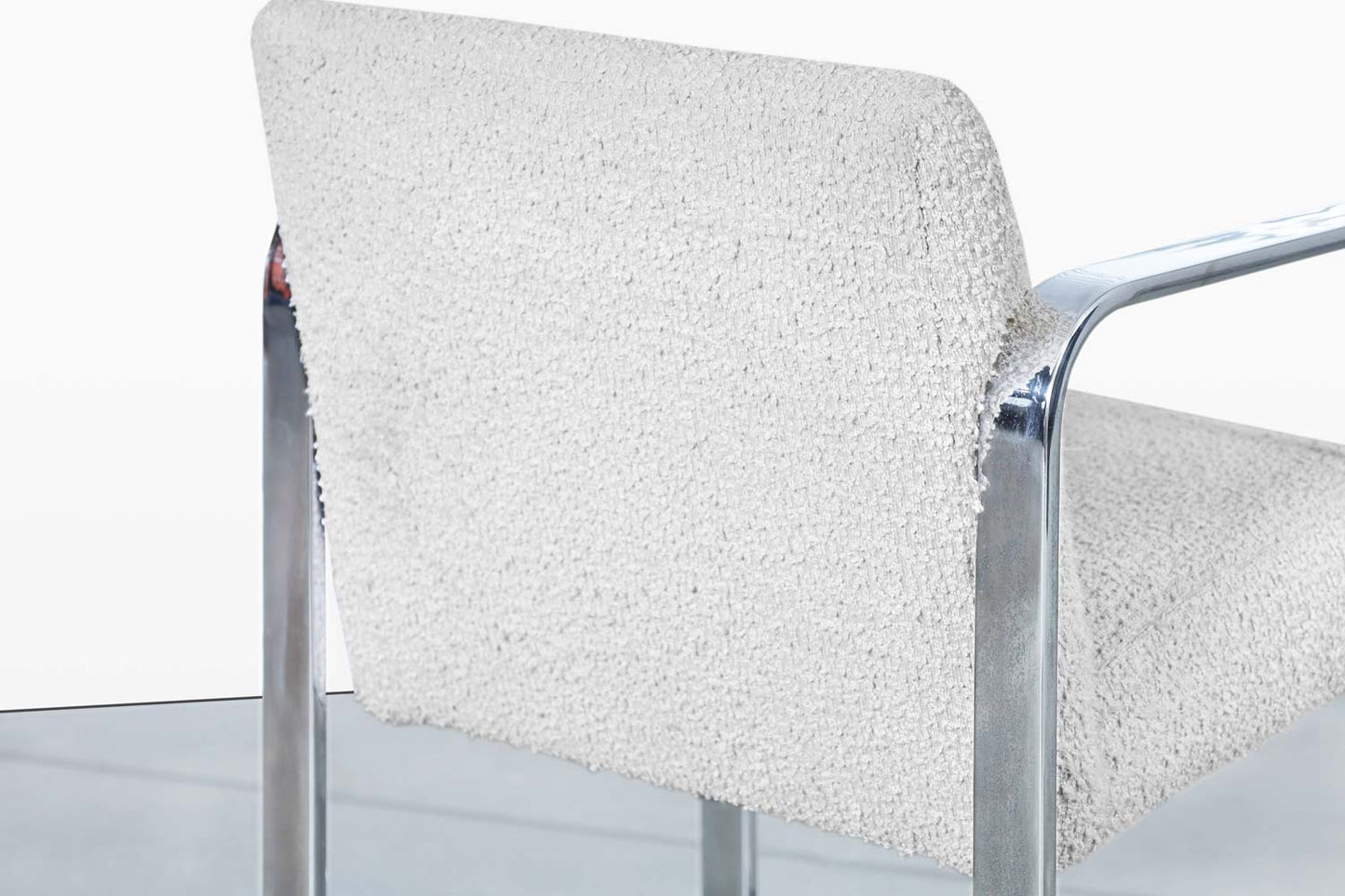 Mid-Century Modern Chrome Counter Stools