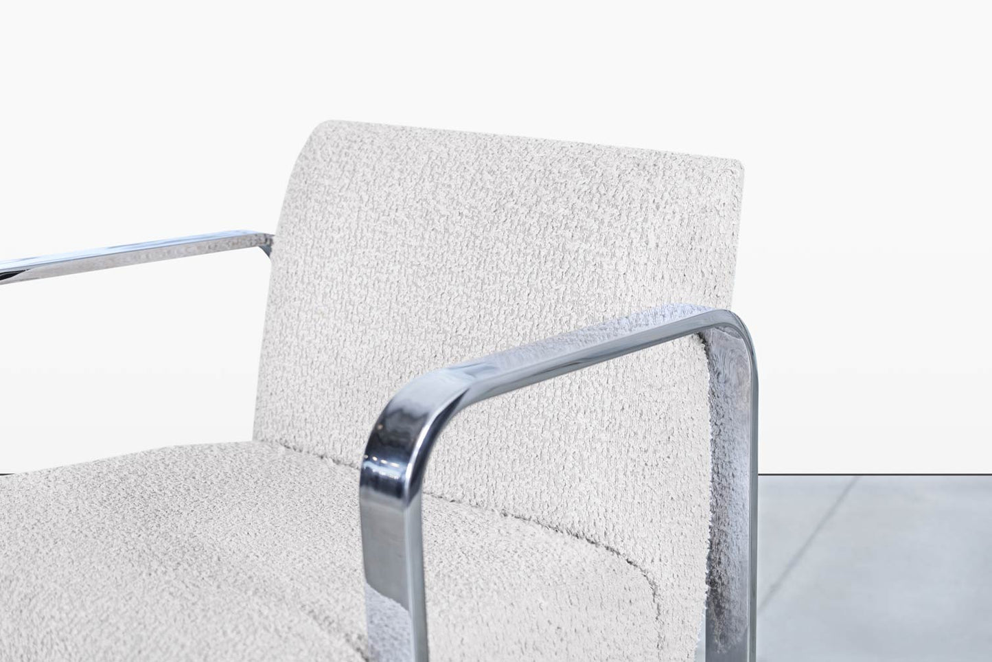 Mid-Century Modern Chrome Counter Stools