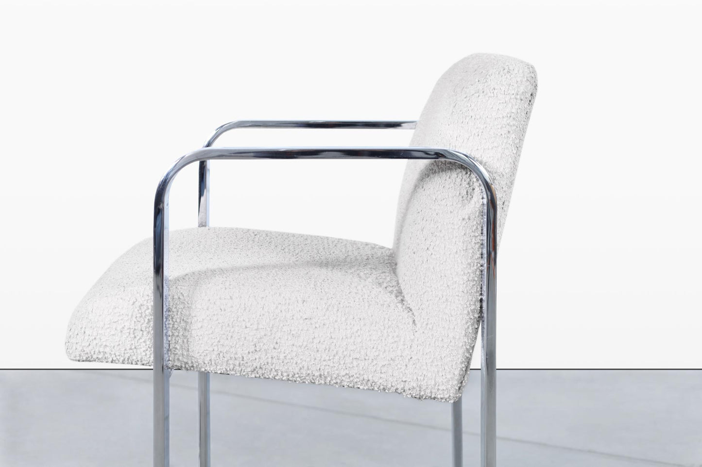 Mid-Century Modern Chrome Counter Stools