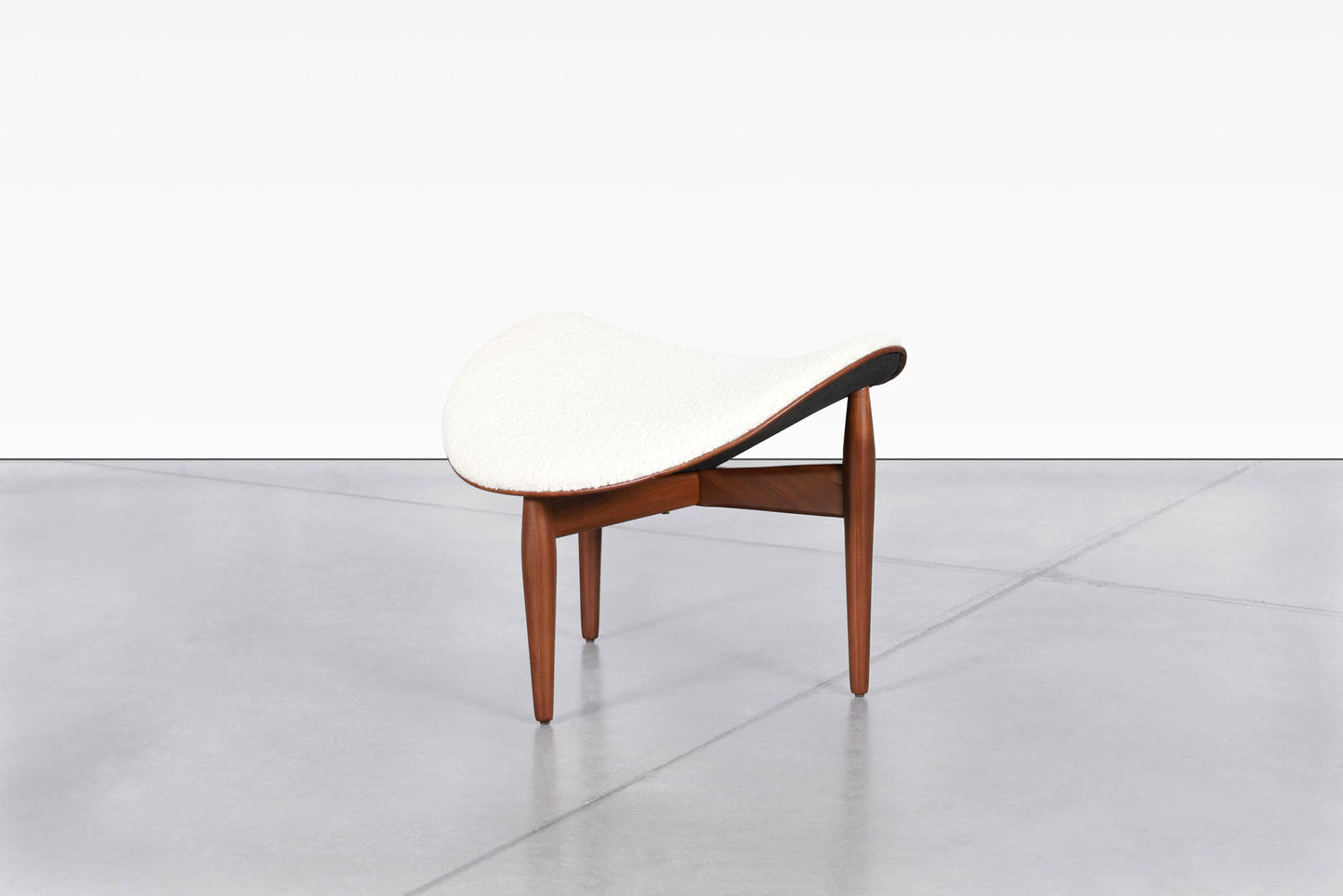 Mid-Century Reclining Lounge Chair and Ottoman by H.W. Klein for Bramin