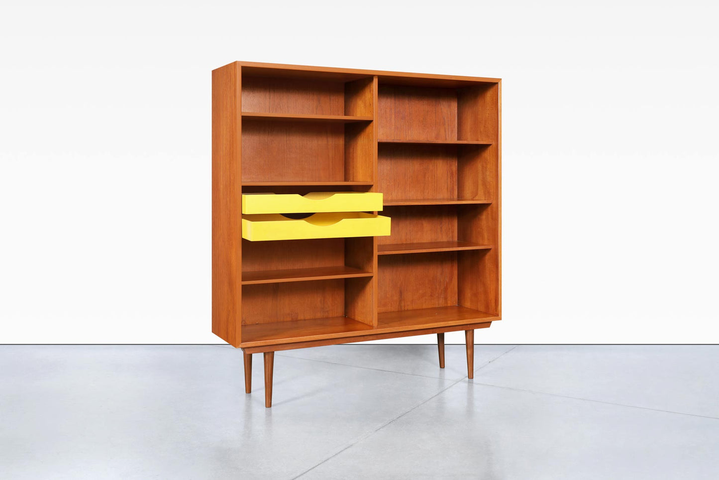 Mid-Century Modern Teak Bookcase by Børge Mogensen