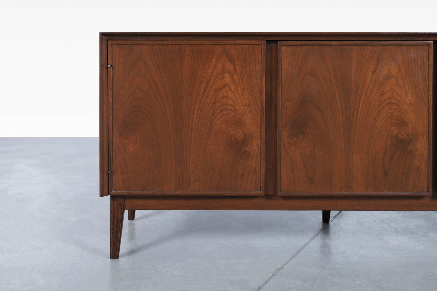 Mid-Century Modern Walnut Credenza by Merton L. Gershun for American of Martinsville