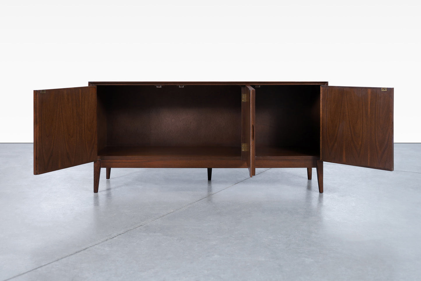 Mid-Century Modern Walnut Credenza by Merton L. Gershun for American of Martinsville