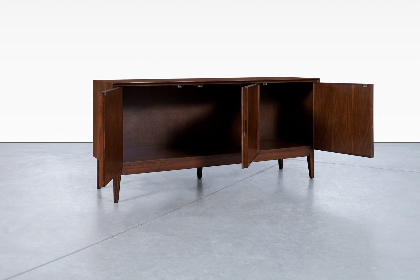 Mid-Century Modern Walnut Credenza by Merton L. Gershun for American of Martinsville