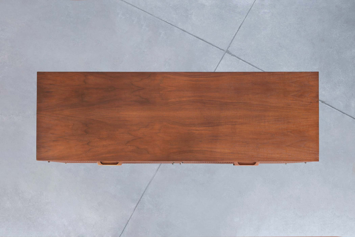 Mid-Century Modern Walnut Credenza by Ramseur Furniture