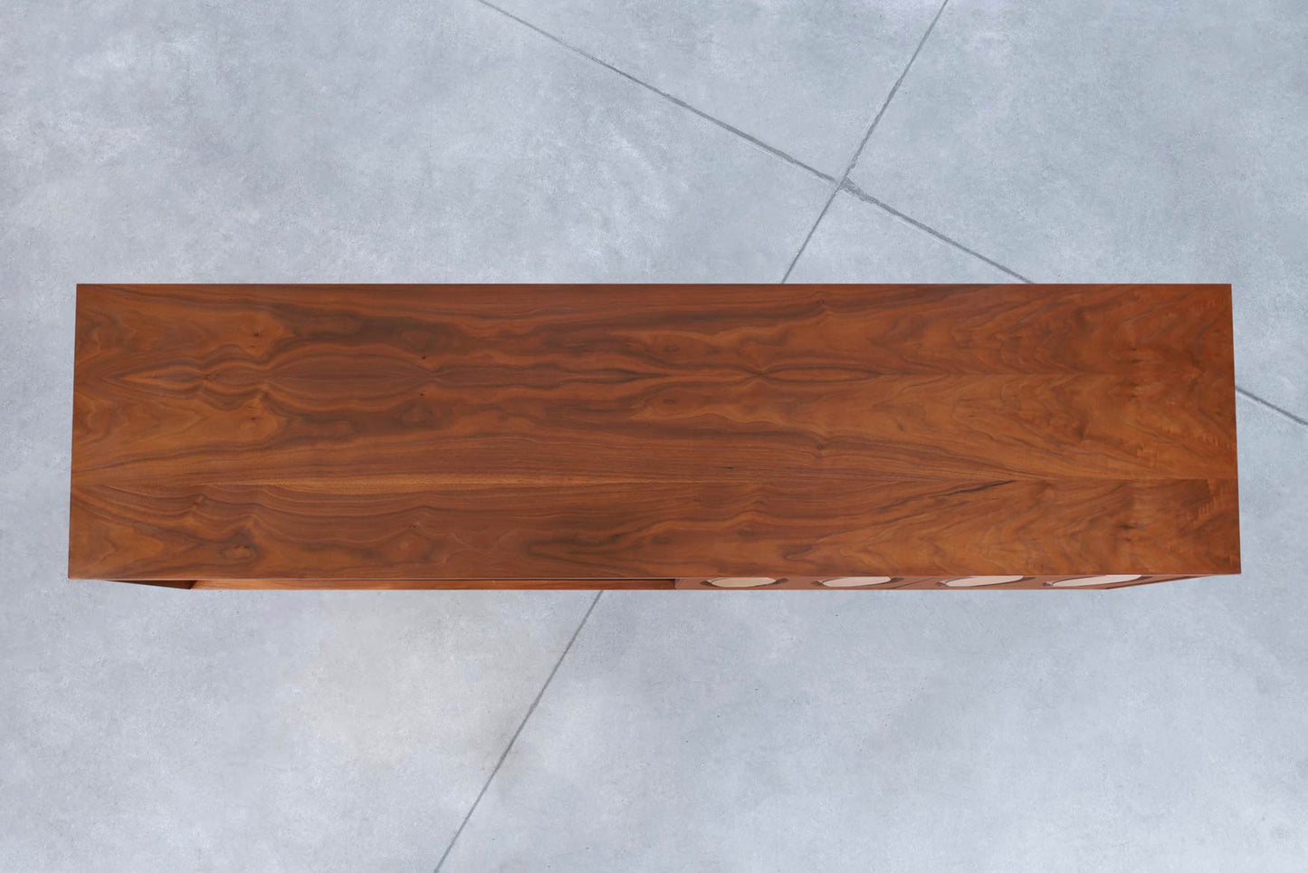 Mid-Century Modern Walnut Credenza by Young Mtg.