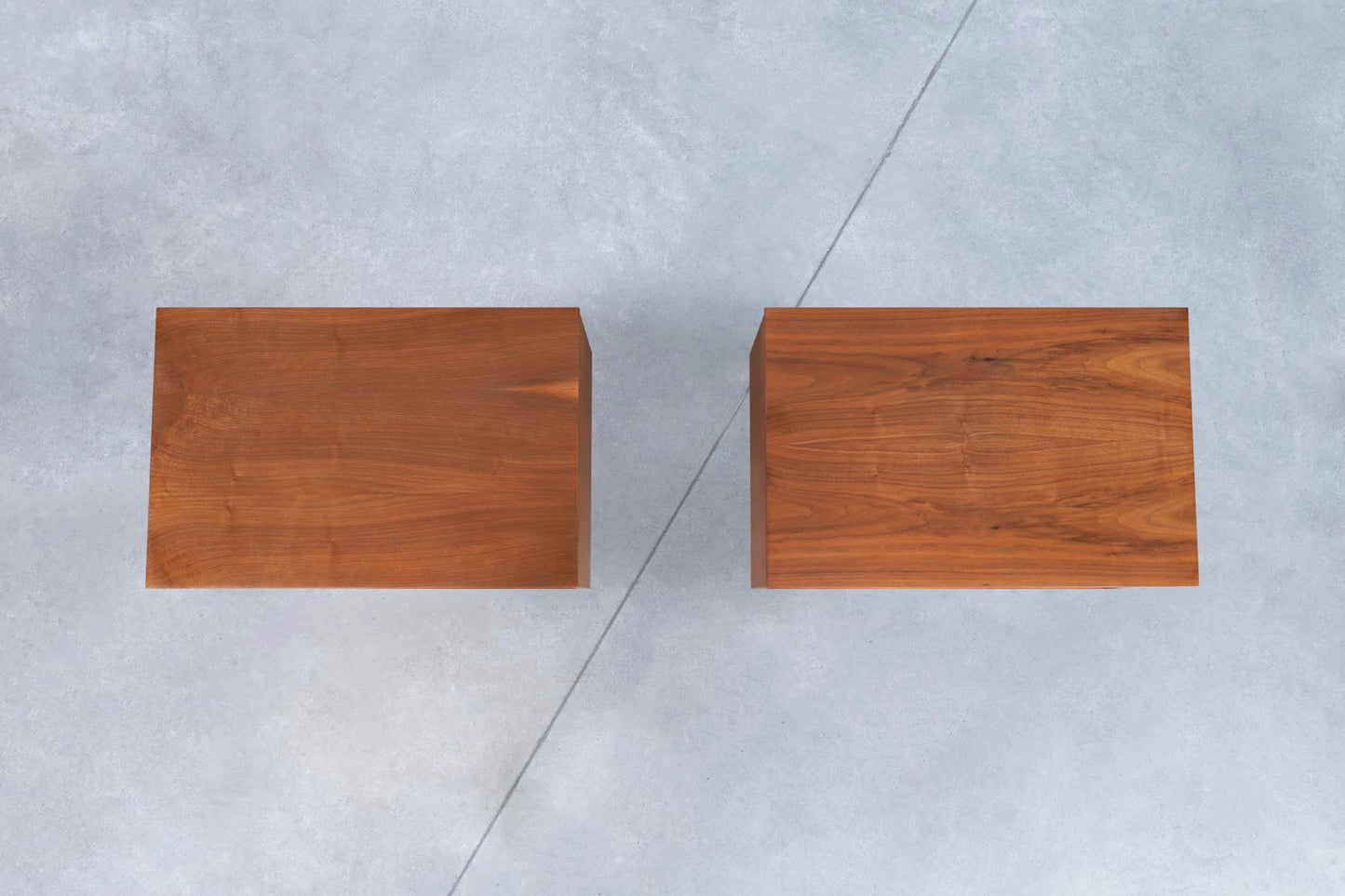 Mid-Century Modern Walnut Nightstands by Young Mfg.