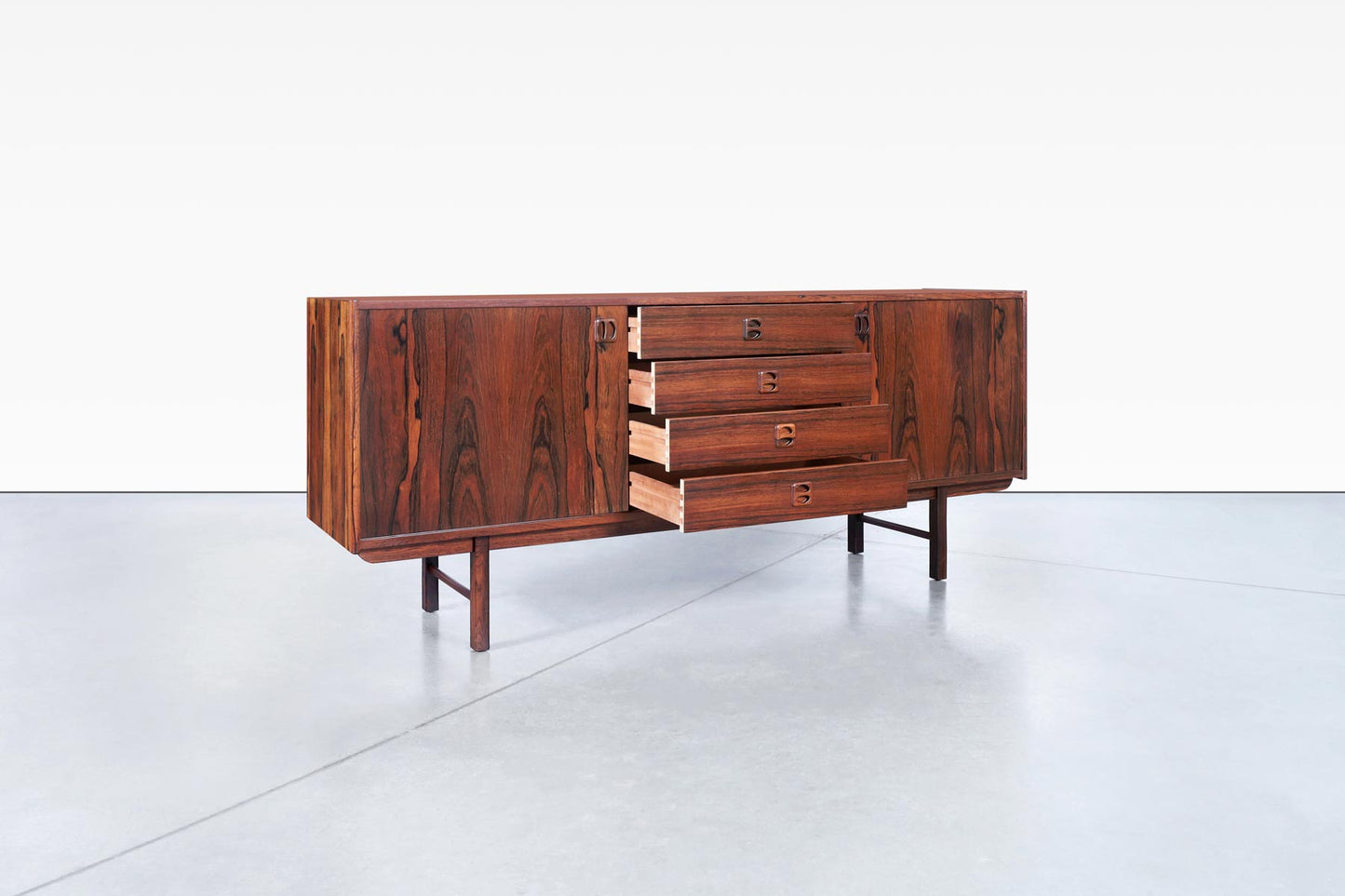 Mid-Century Rosewood "Ladoga" Sideboard by Erik Wortz
