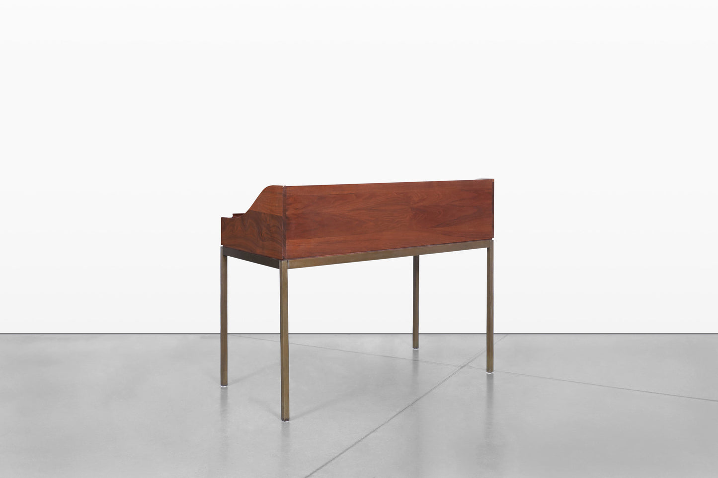 Mid-Century Walnut Roll-Top Desk by John Kapel for Glenn of California