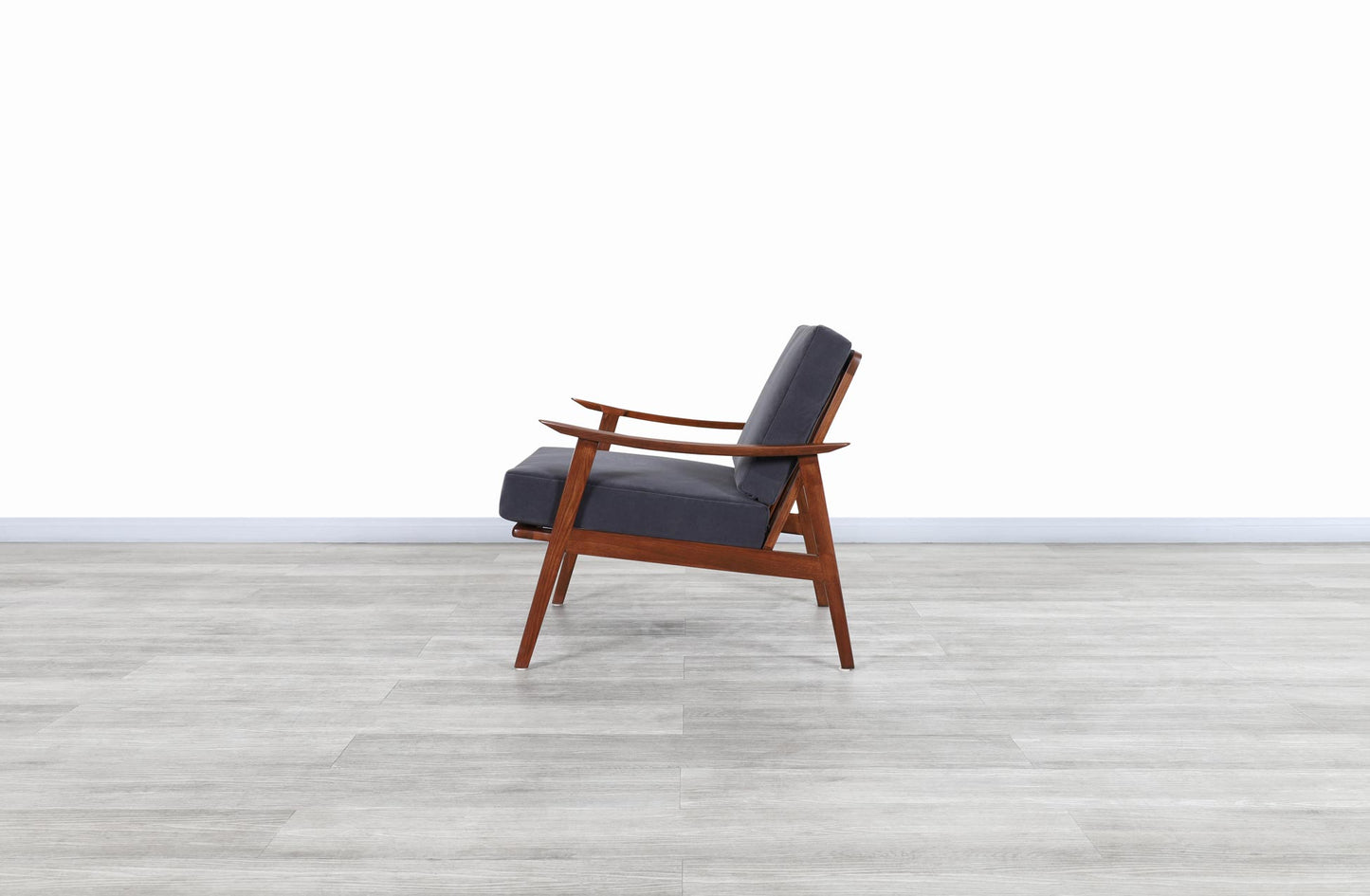 Mid-Century Modern Walnut Lounge Chairs
