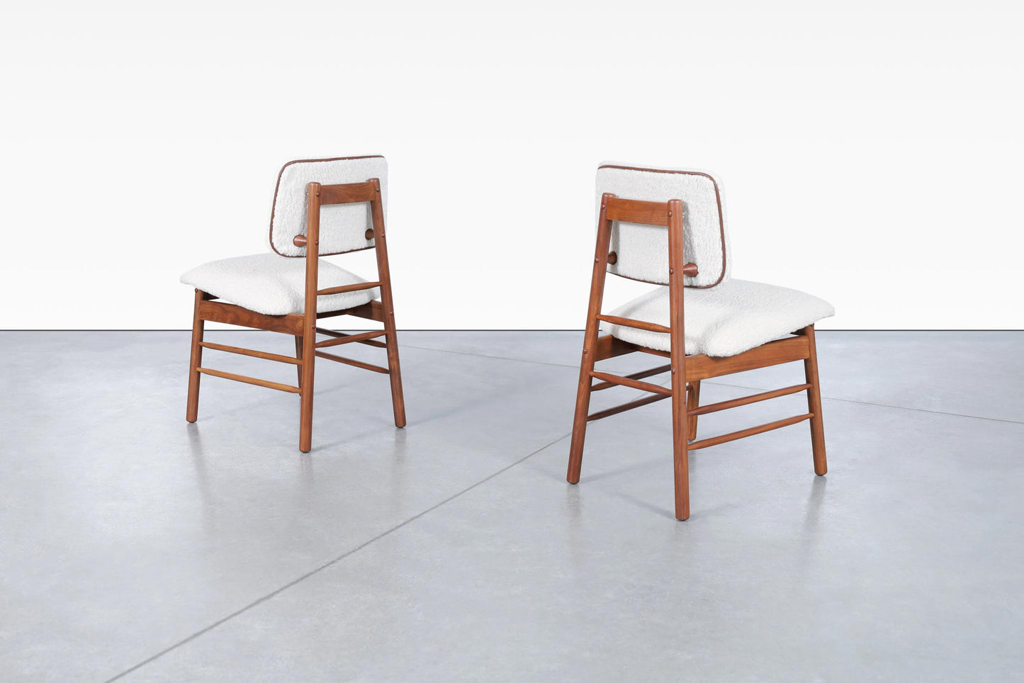 Mid-Century Walnut Dining Chairs by Greta M. Grossman for Glenn of California