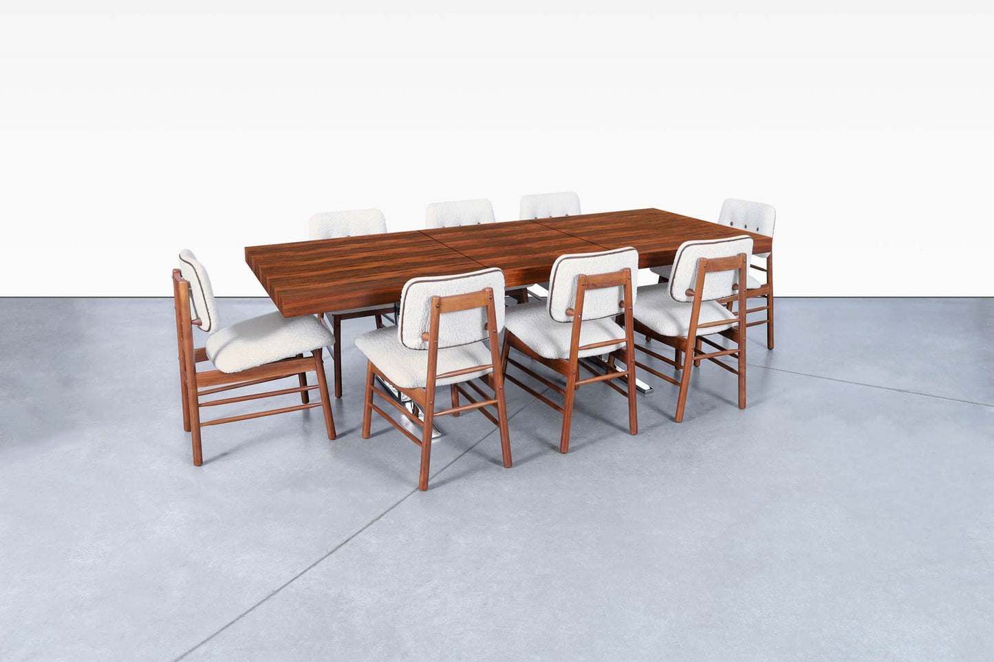Mid-Century Walnut Dining Chairs by Greta M. Grossman for Glenn of California