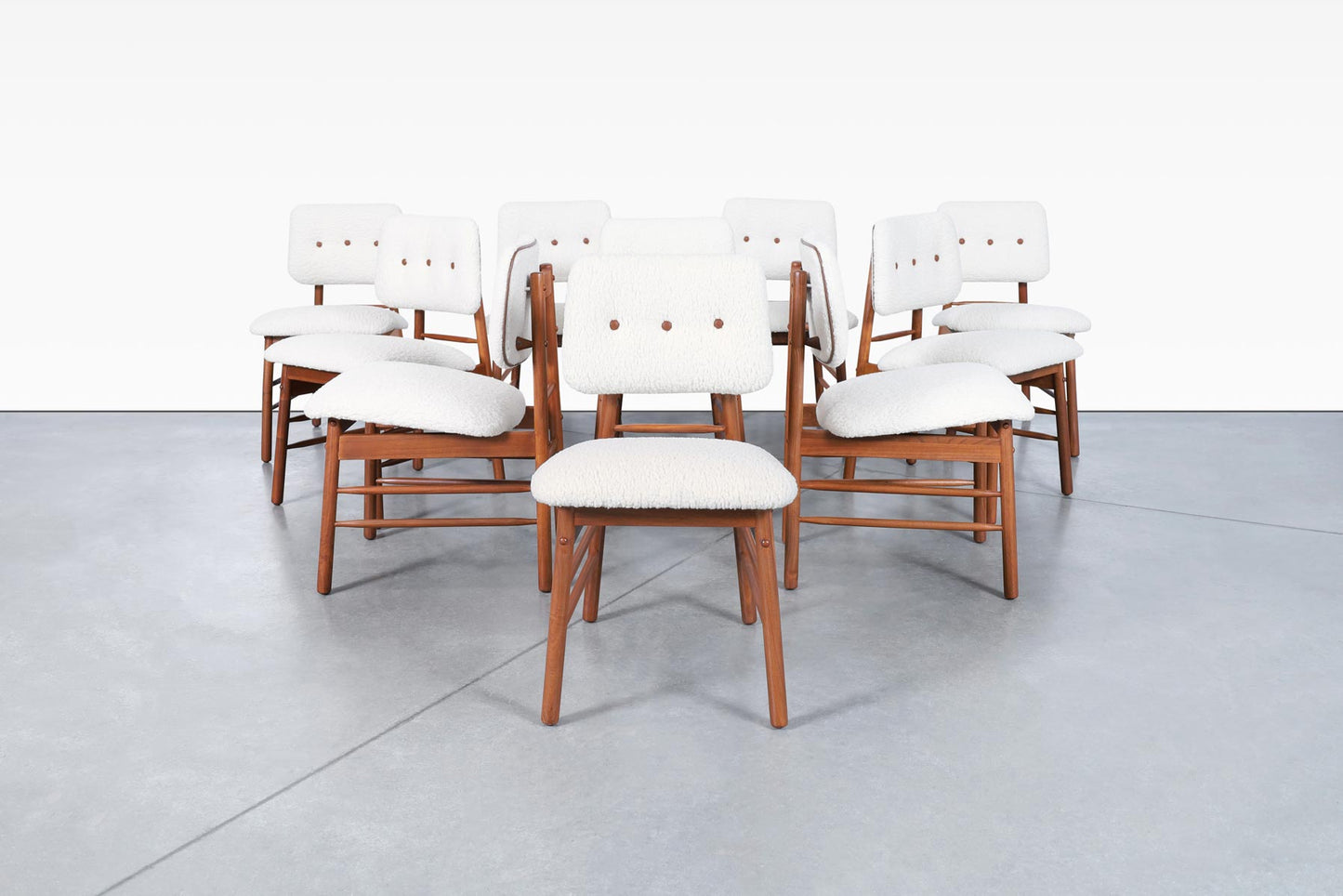 Mid-Century Walnut Dining Chairs by Greta M. Grossman for Glenn of California