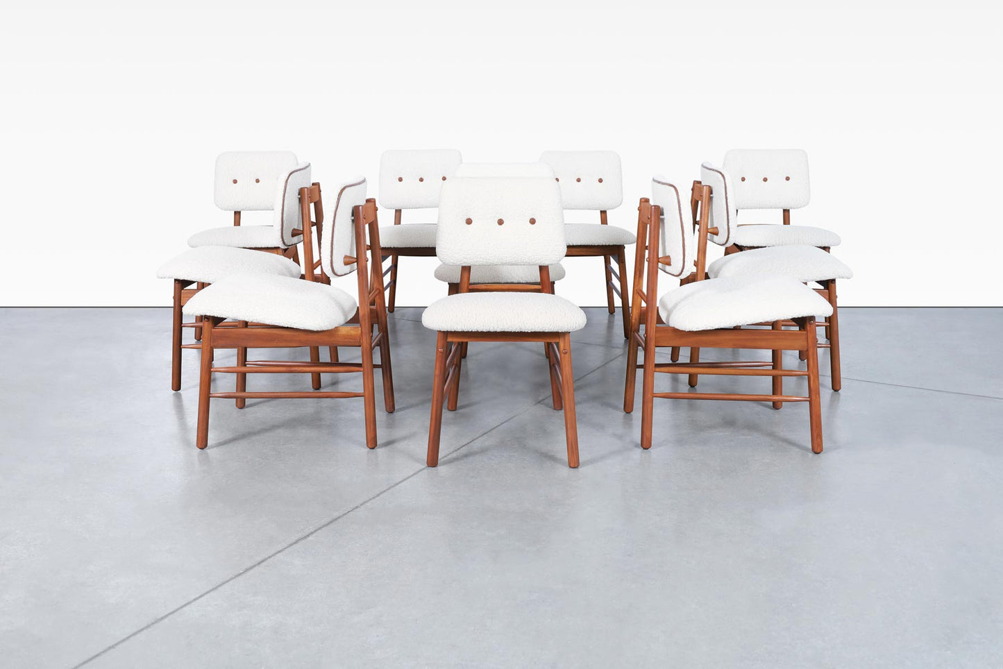 Mid-Century Walnut Dining Chairs by Greta M. Grossman for Glenn of California