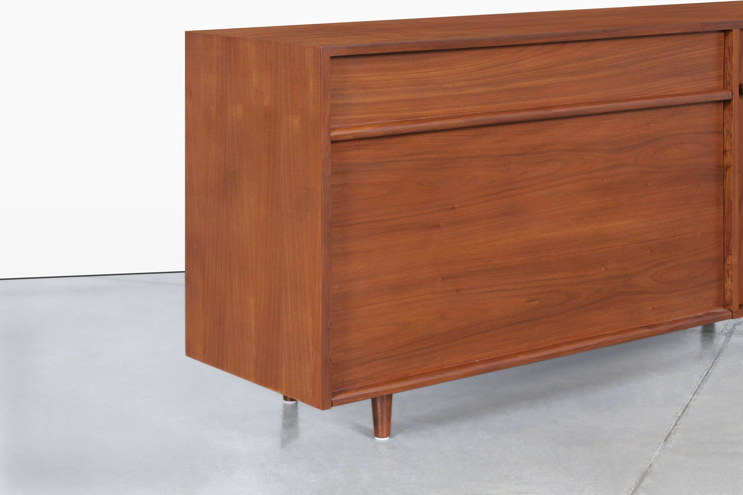 Milo Baughman Walnut Credenza by Glenn of California