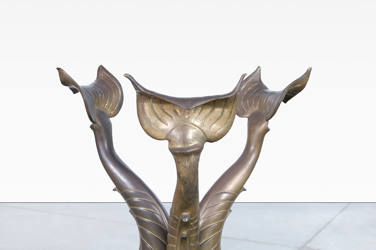Monumental Bronze Koi Fish Dining Table