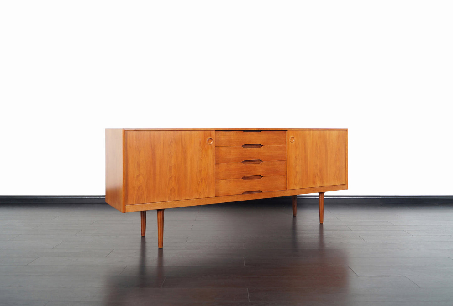 Norwegian Teak Credenza by Alf Aarseth