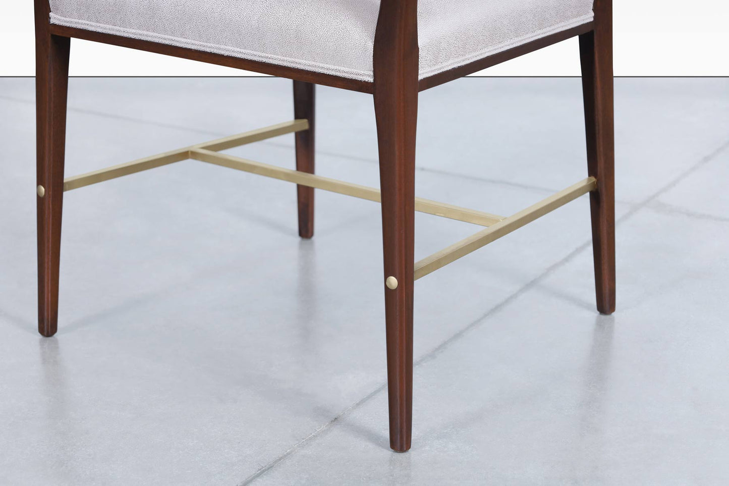 Paul McCobb "Irwin Collection" Dining Chairs with Brass Accents