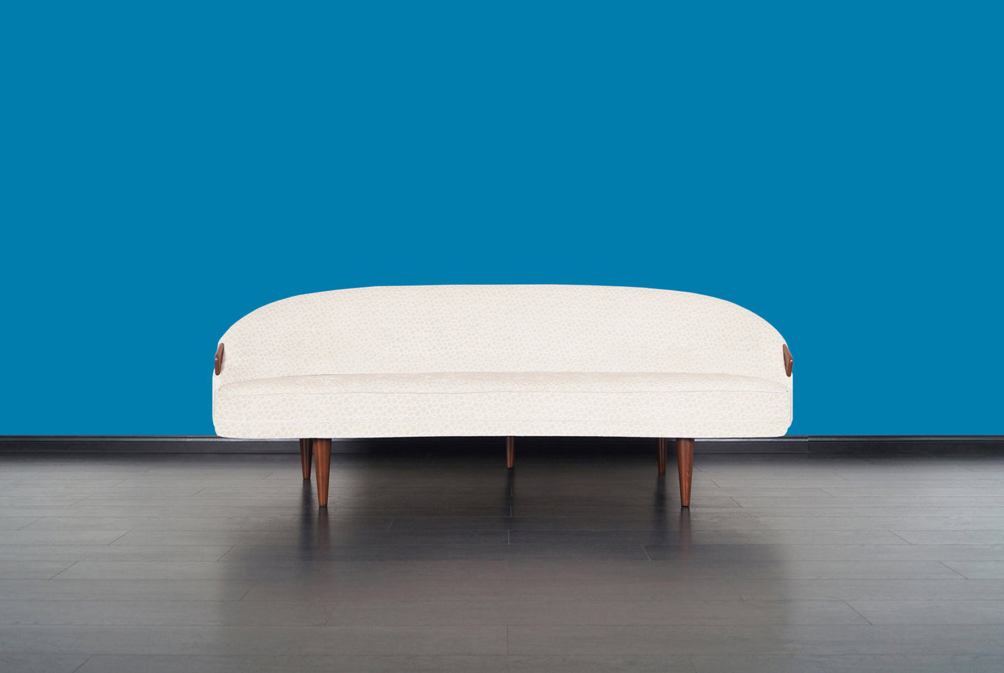 Mid-Century Modern "Cloud" Walnut Sofa by Adrian Pearsall