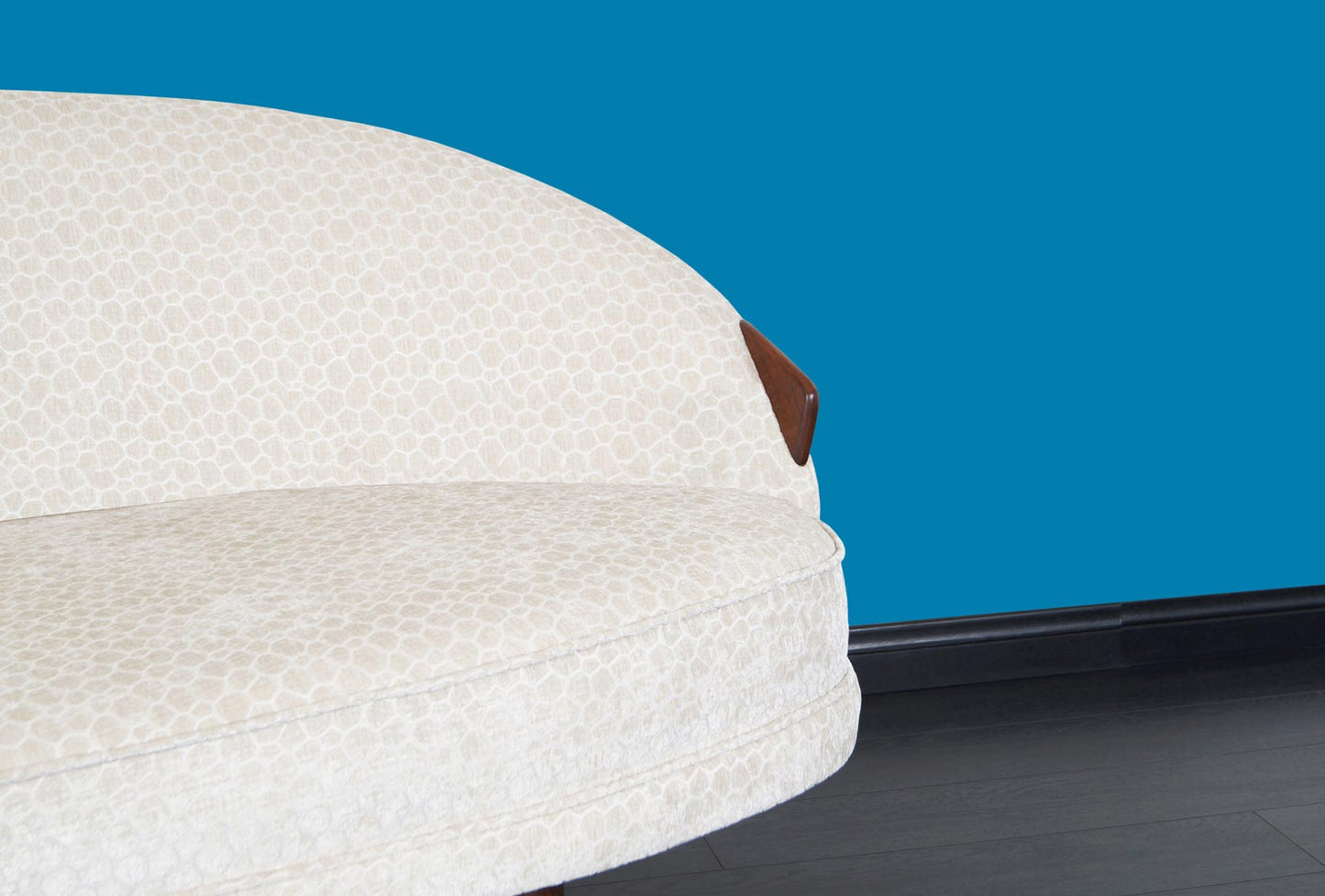 Mid-Century Modern "Cloud" Walnut Sofa by Adrian Pearsall