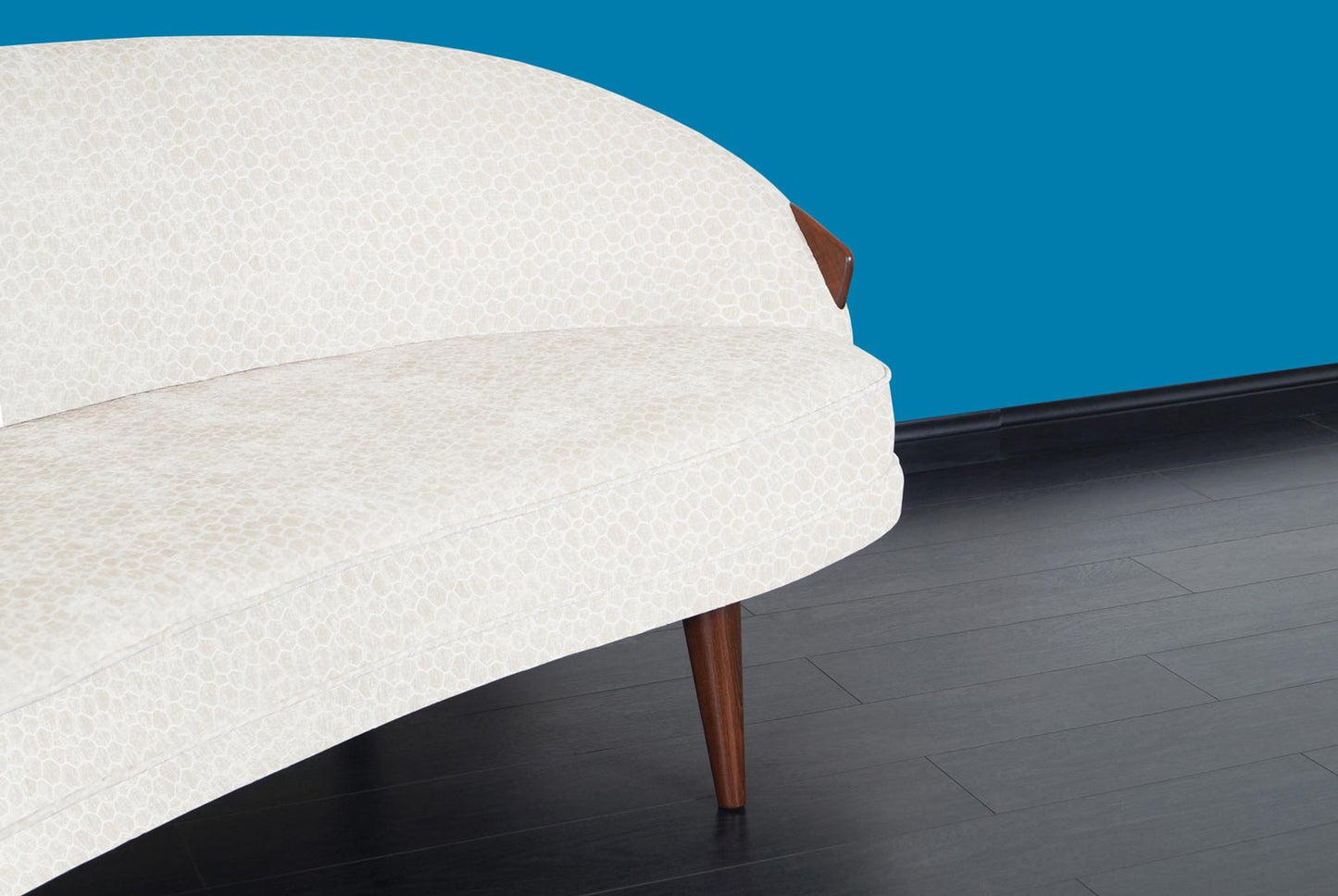 Mid-Century Modern "Cloud" Walnut Sofa by Adrian Pearsall