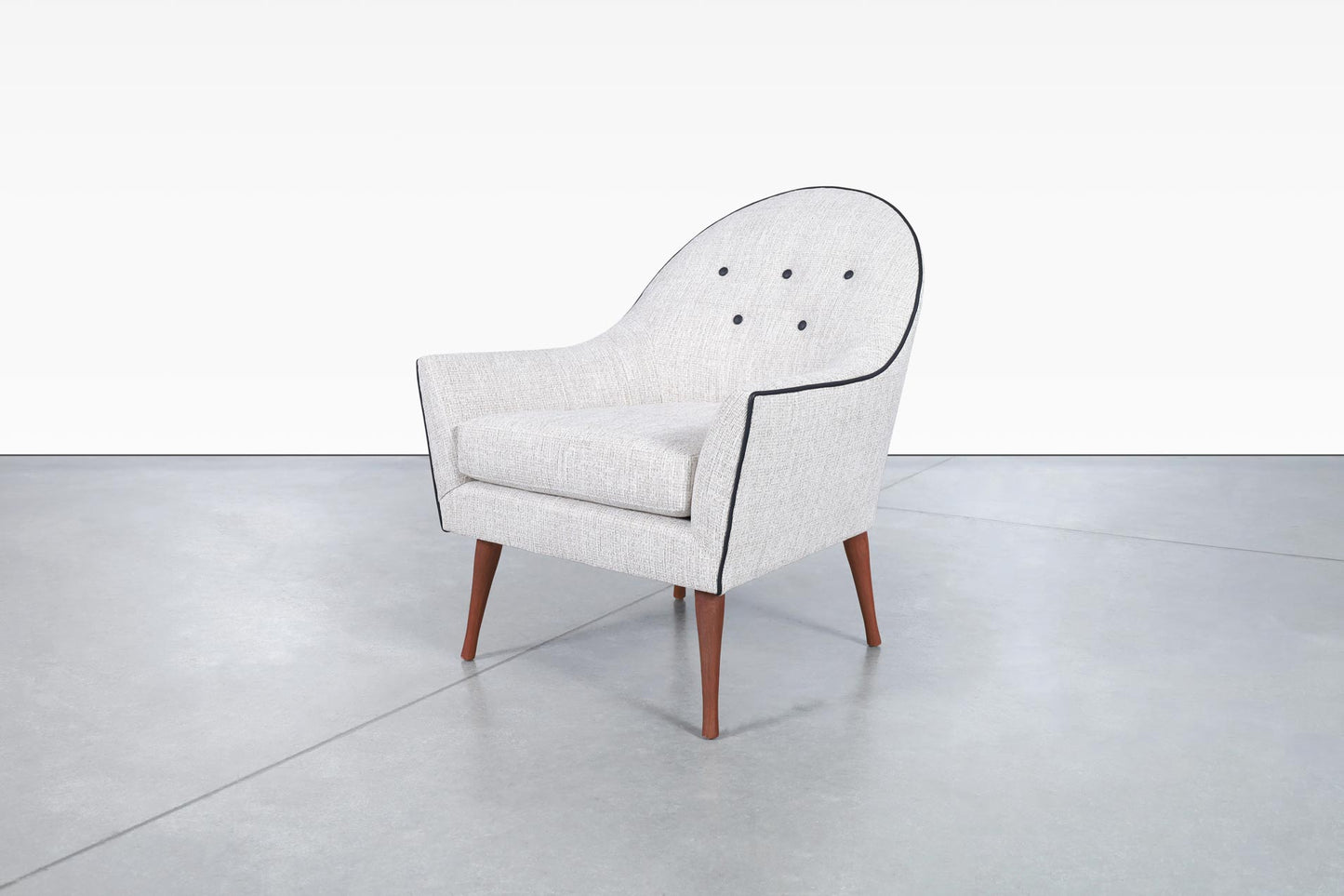 Rare Walnut Lounge Chairs by Paul McCobb for Widdicomb