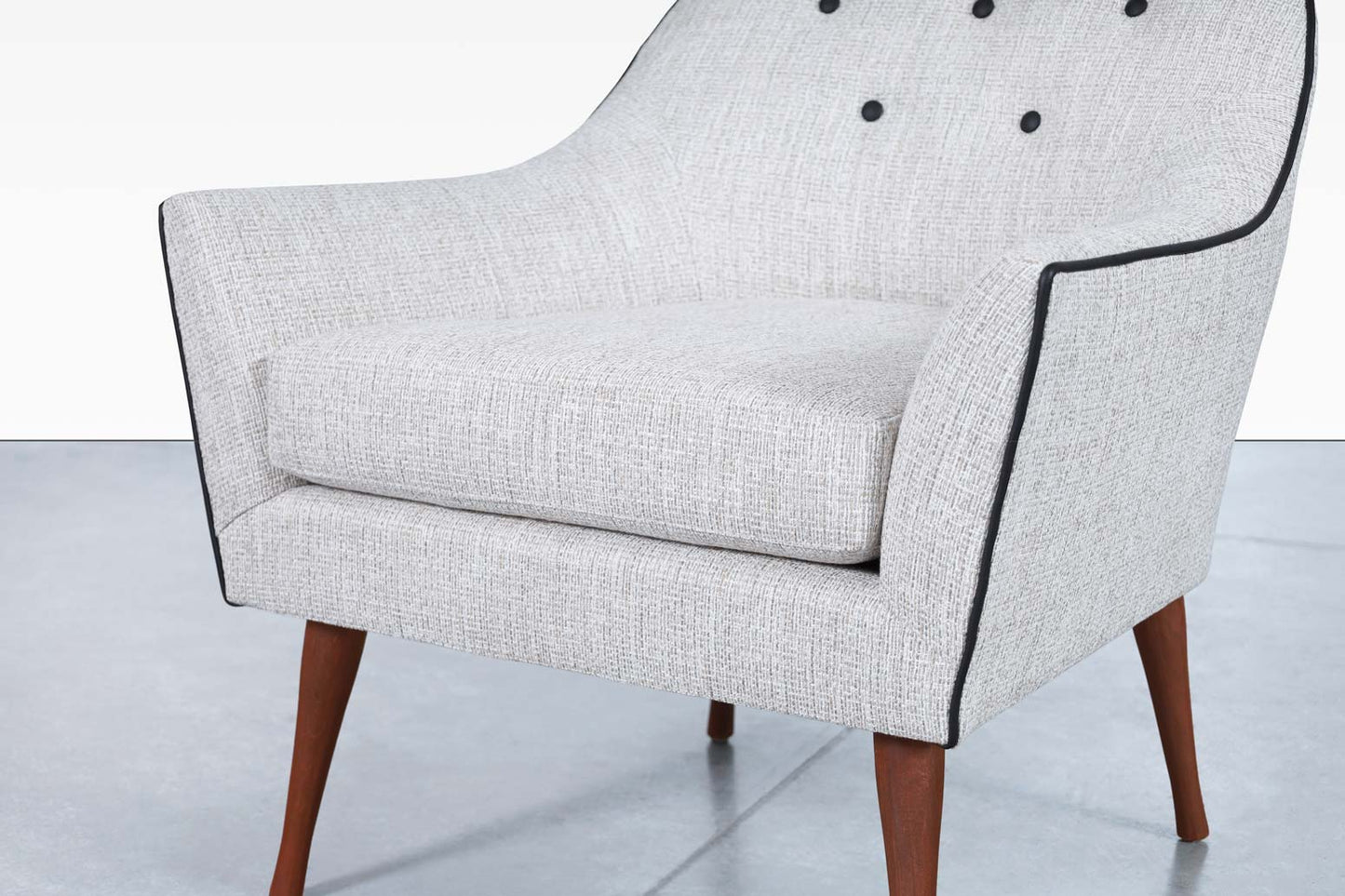 Rare Walnut Lounge Chairs by Paul McCobb for Widdicomb