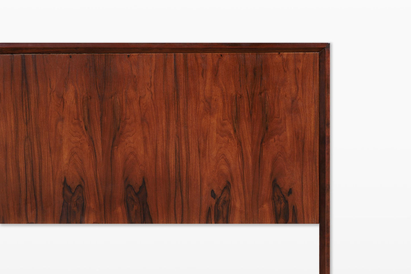 Scandinavian Modern Rosewood King-Size Headboard by Westnofa