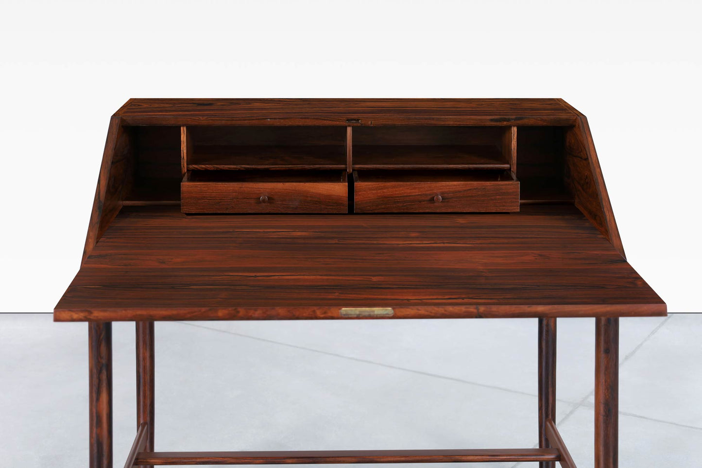 Scandinavian Rosewood Secretary Desk by Brode Blindheim for Sykkylven