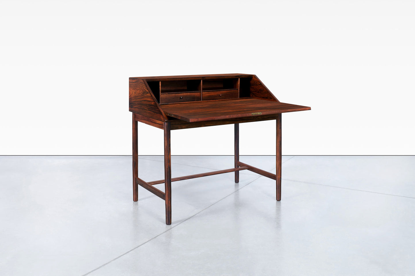 Scandinavian Rosewood Secretary Desk by Brode Blindheim for Sykkylven