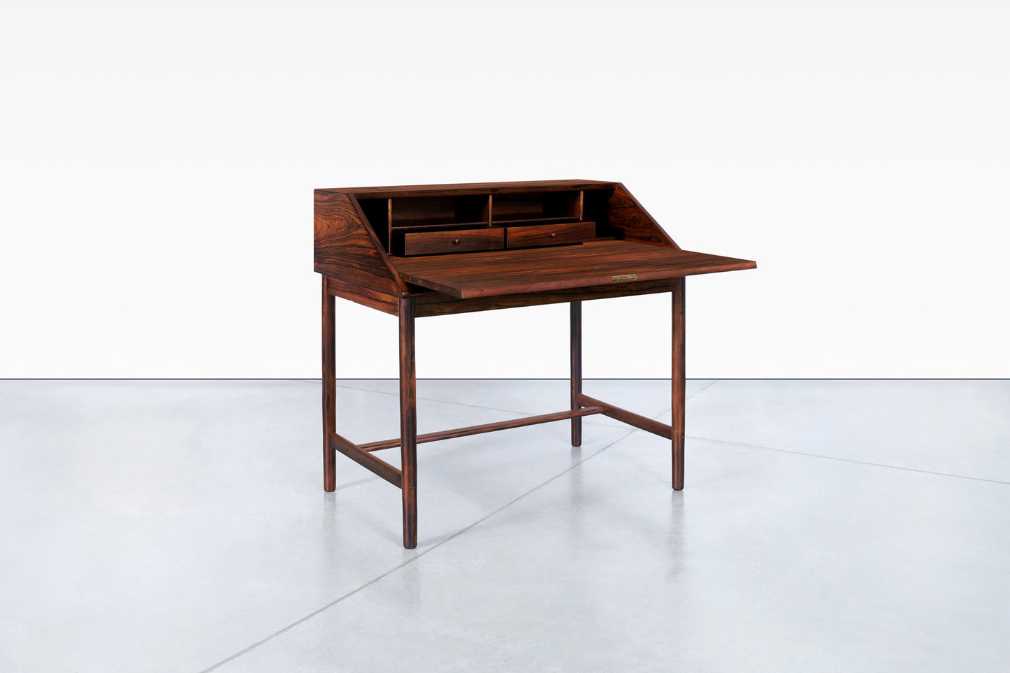 Scandinavian Rosewood Secretary Desk by Brode Blindheim for Sykkylven