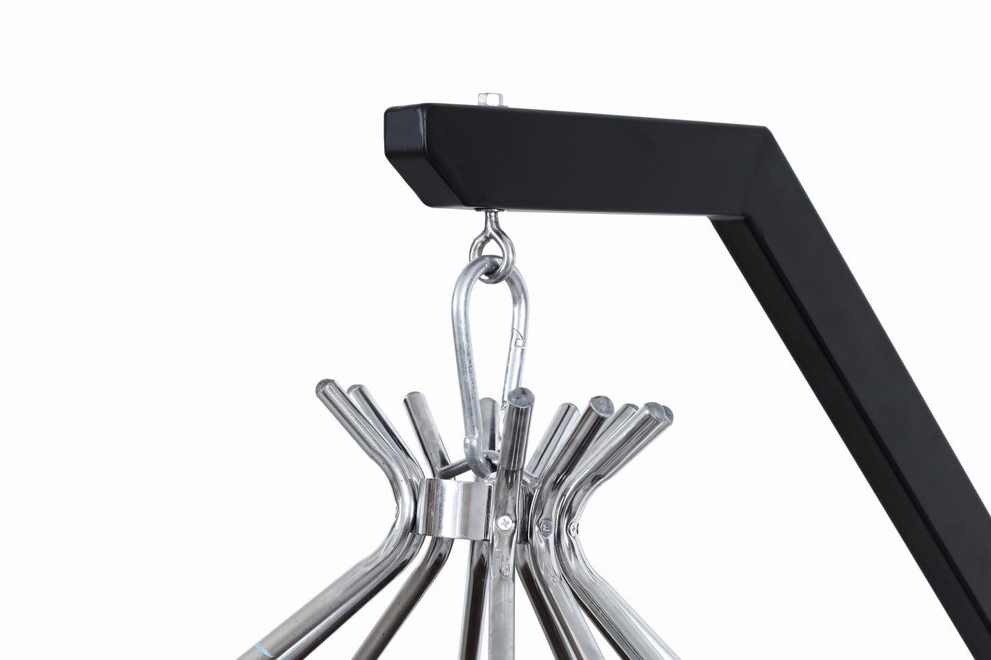 Swedish Leather "Perrot Cage" Swing Chair by Ib Arberg