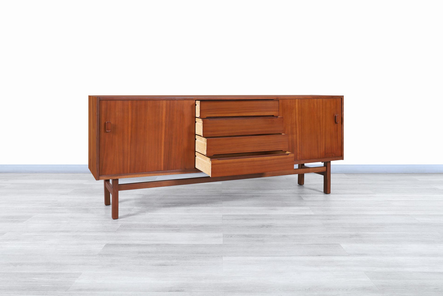 Swedish "Arild" Teak Credenza by Nils Jonsson for Troeds