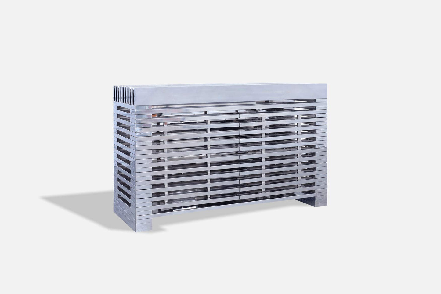 Timothy Oulton Zazenne Stainless Steel Sideboard