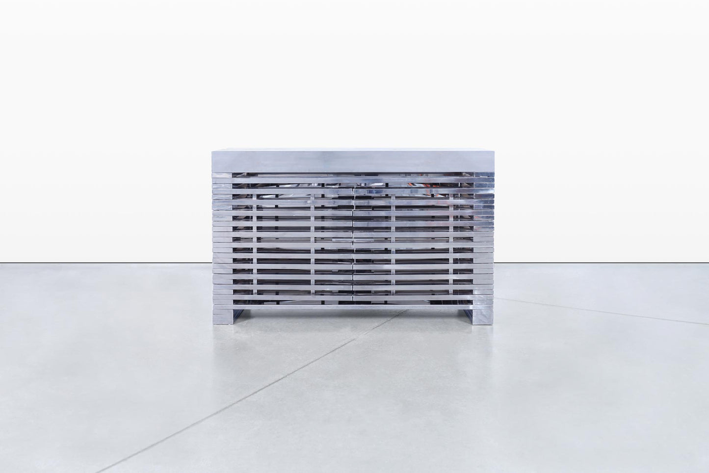 Timothy Oulton Zazenne Stainless Steel Sideboard