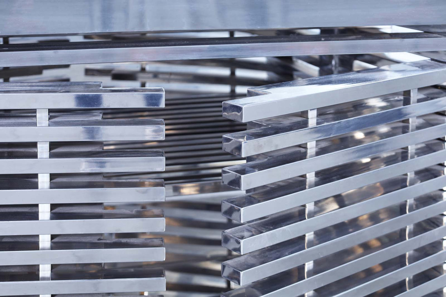 Timothy Oulton Zazenne Stainless Steel Sideboard