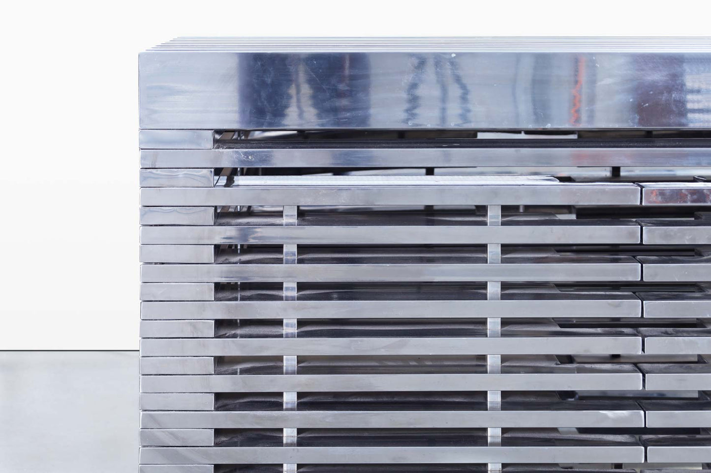 Timothy Oulton Zazenne Stainless Steel Sideboard