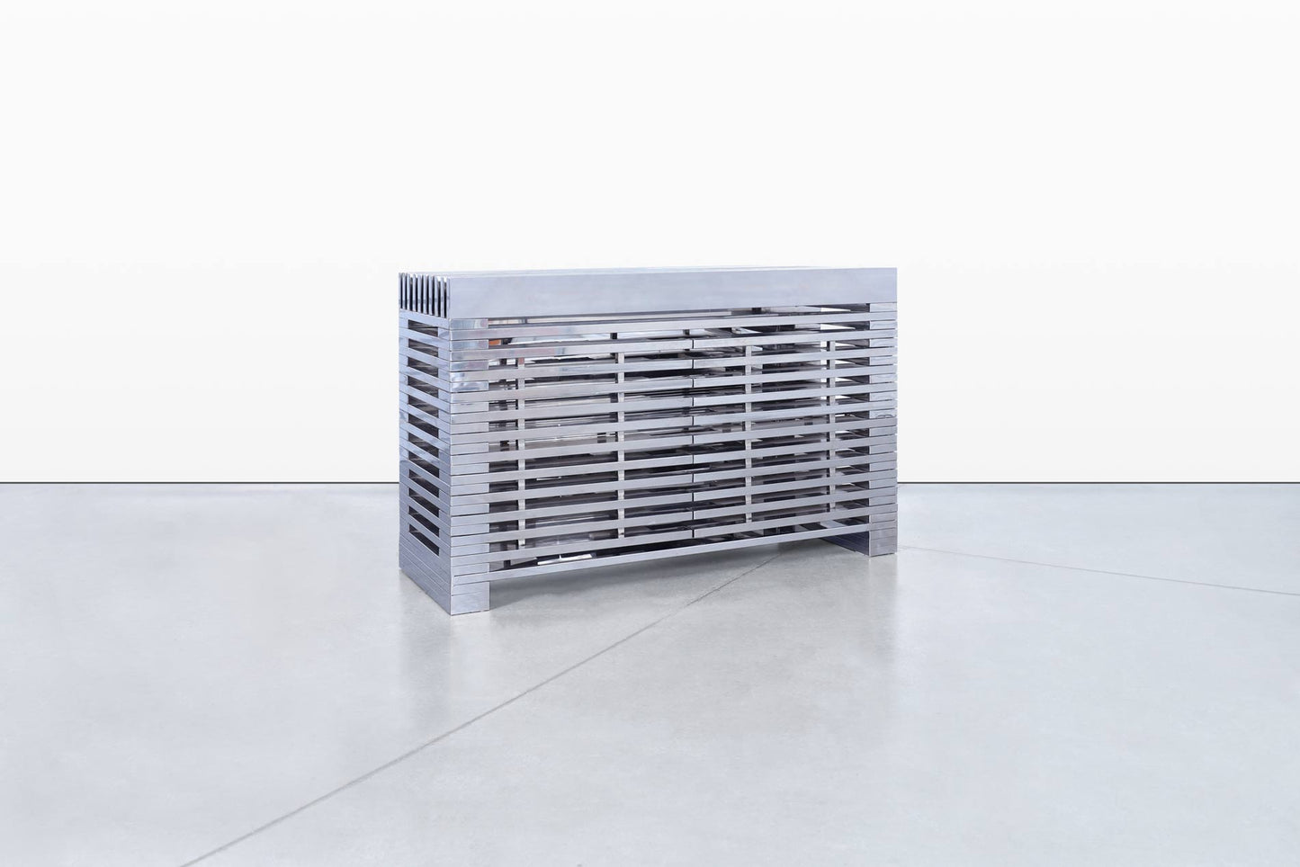 Timothy Oulton Zazenne Stainless Steel Sideboard