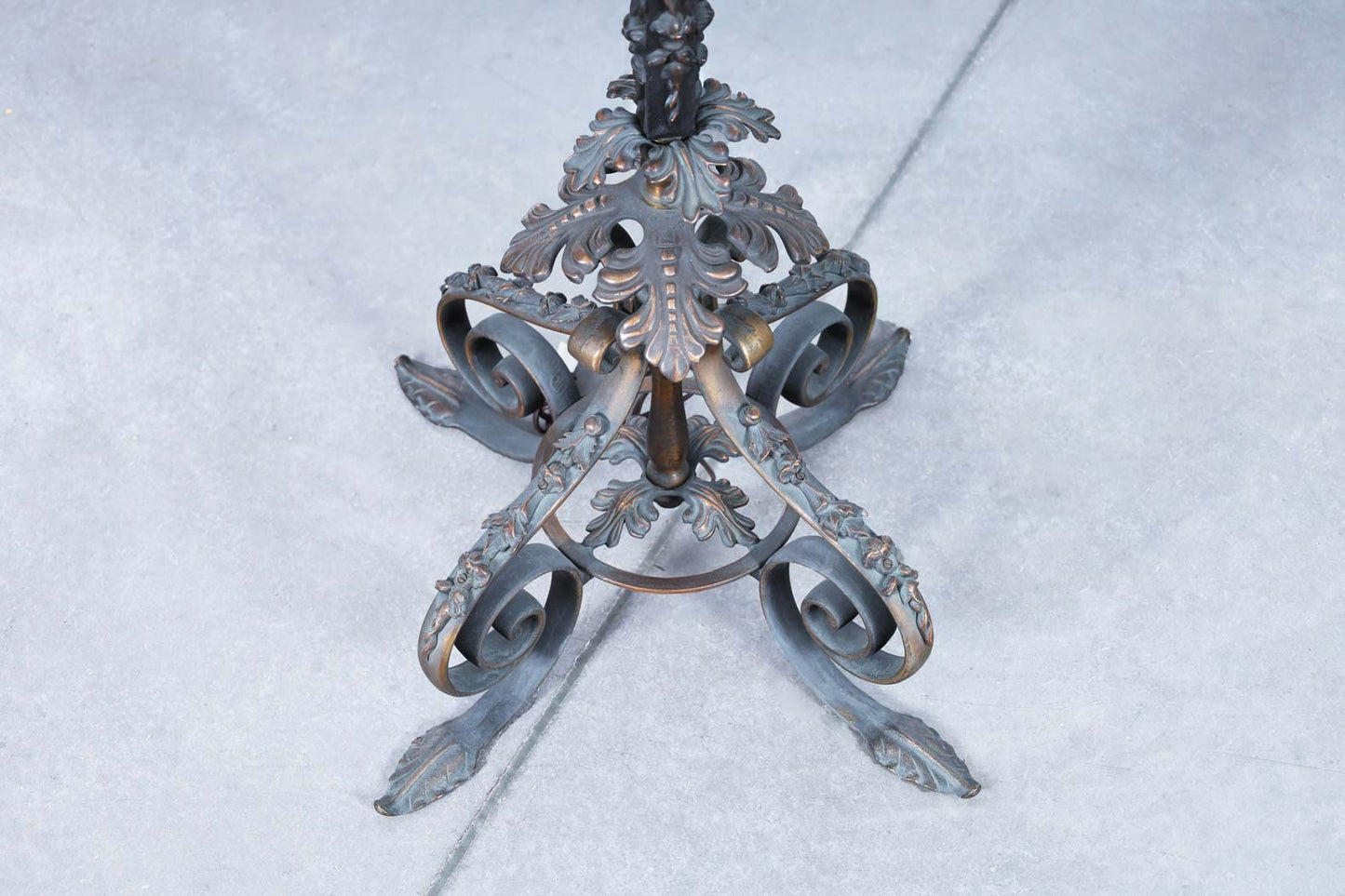 Vintage 19th Century French Bronze Floor Lamp