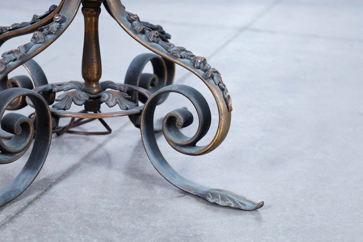 Vintage 19th Century French Bronze Floor Lamp