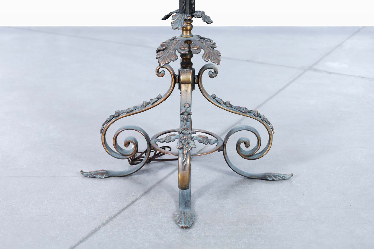 Vintage 19th Century French Bronze Floor Lamp