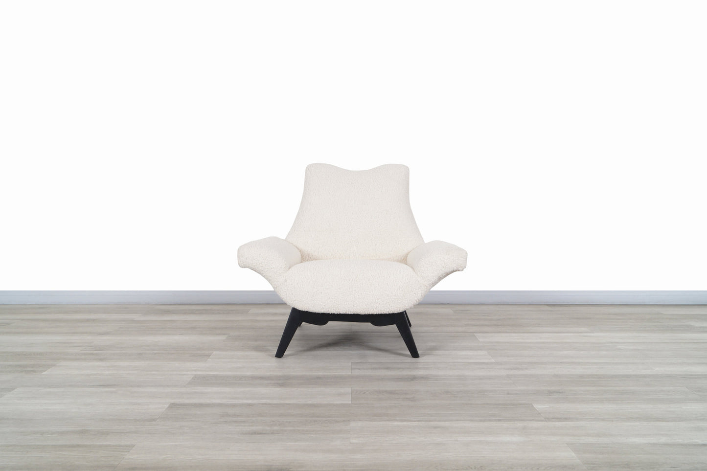 Vintage Boucle "Stingray" Lounge Chairs