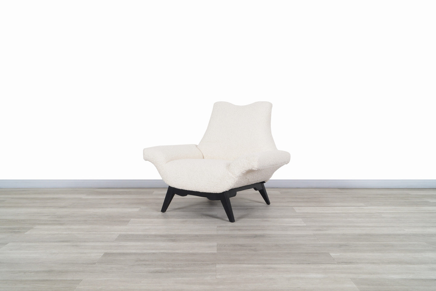 Vintage Boucle "Stingray" Lounge Chairs