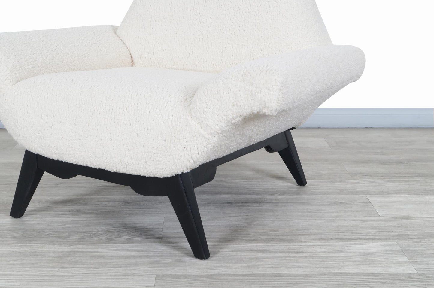 Vintage Boucle "Stingray" Lounge Chairs