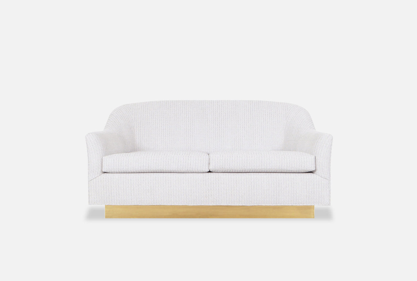 Vintage Brass Loveseat by Milo Baughman for Thayer Coggin